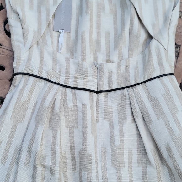 MORGAN CARPER SIZE 6 linen dress with pockets NWT - Picture 8 of 9